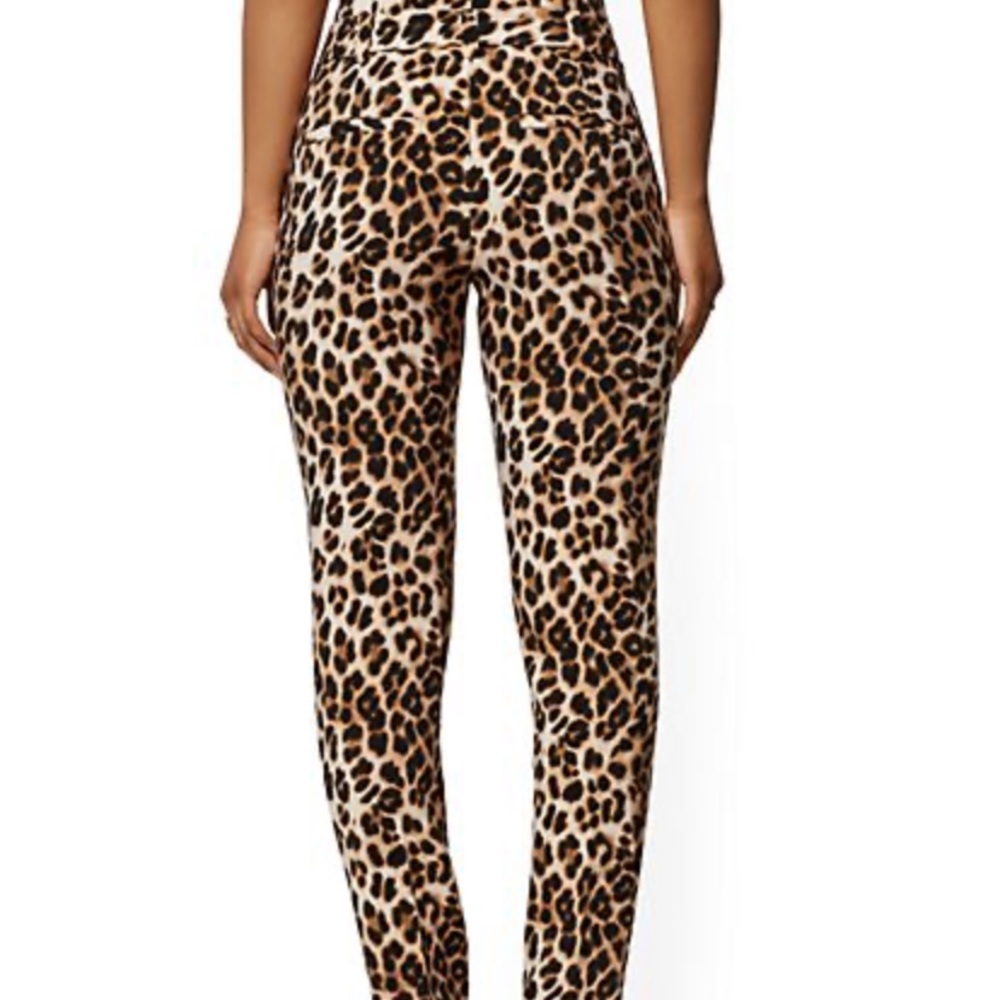 NEW- Leopard print high waist pants